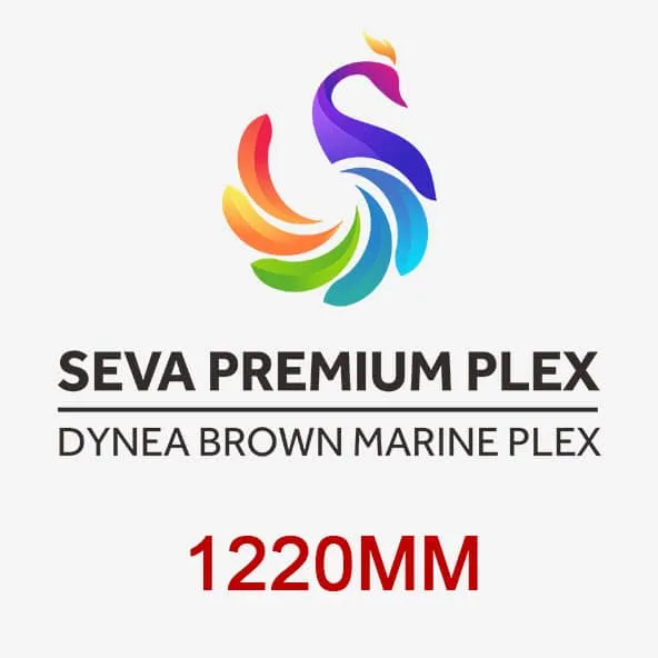 [SEVA PREMIUM 1220,SEVA PREMIUM 610] SEVA PREMIUM PLEX DYNEA BROWN WBP 72H (1220MM)
