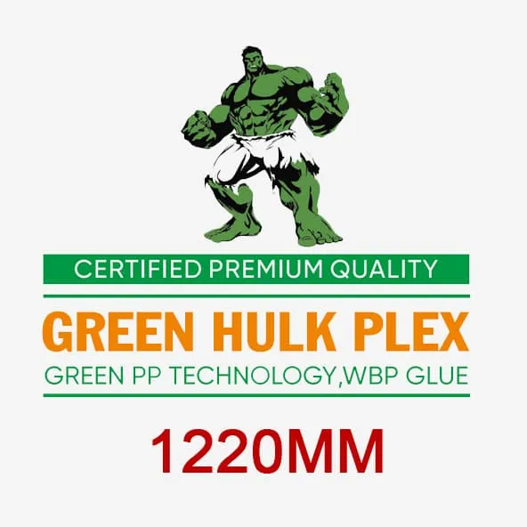 [GREEN HULK 1220] GREEN HULK PLEX (1220MM)