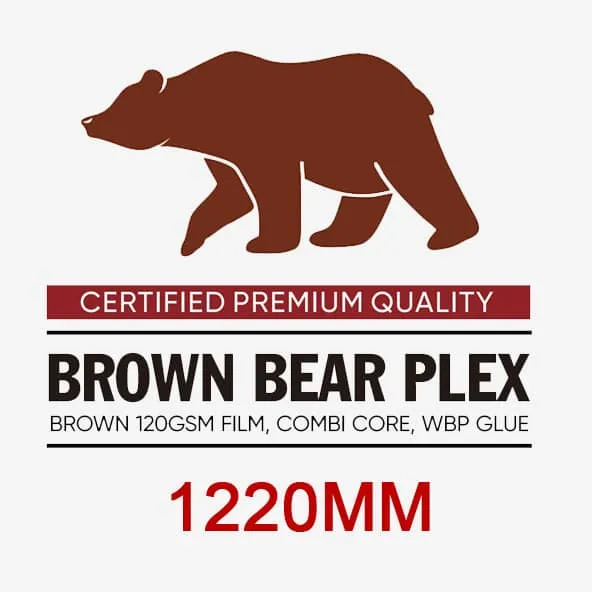 [BROWN BEAR 1220] BROWN BEAR COMBI CORE BROWN FILM PLEX (BROWN BEAR 1220MM)