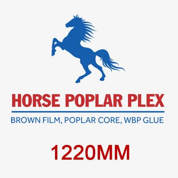 [HORSE 1220] HORSE POPLAR PLEX BROWN FILM (HORSE 1220MM)